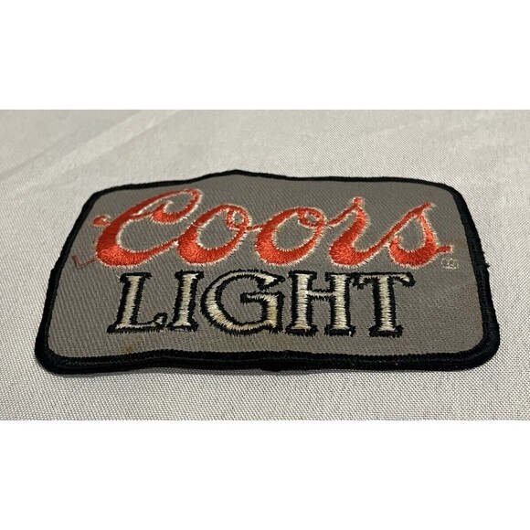 VTG COORS LIGHT Iron On Patch Unused ~ 4.5x3.25 - Picture 1 of 3